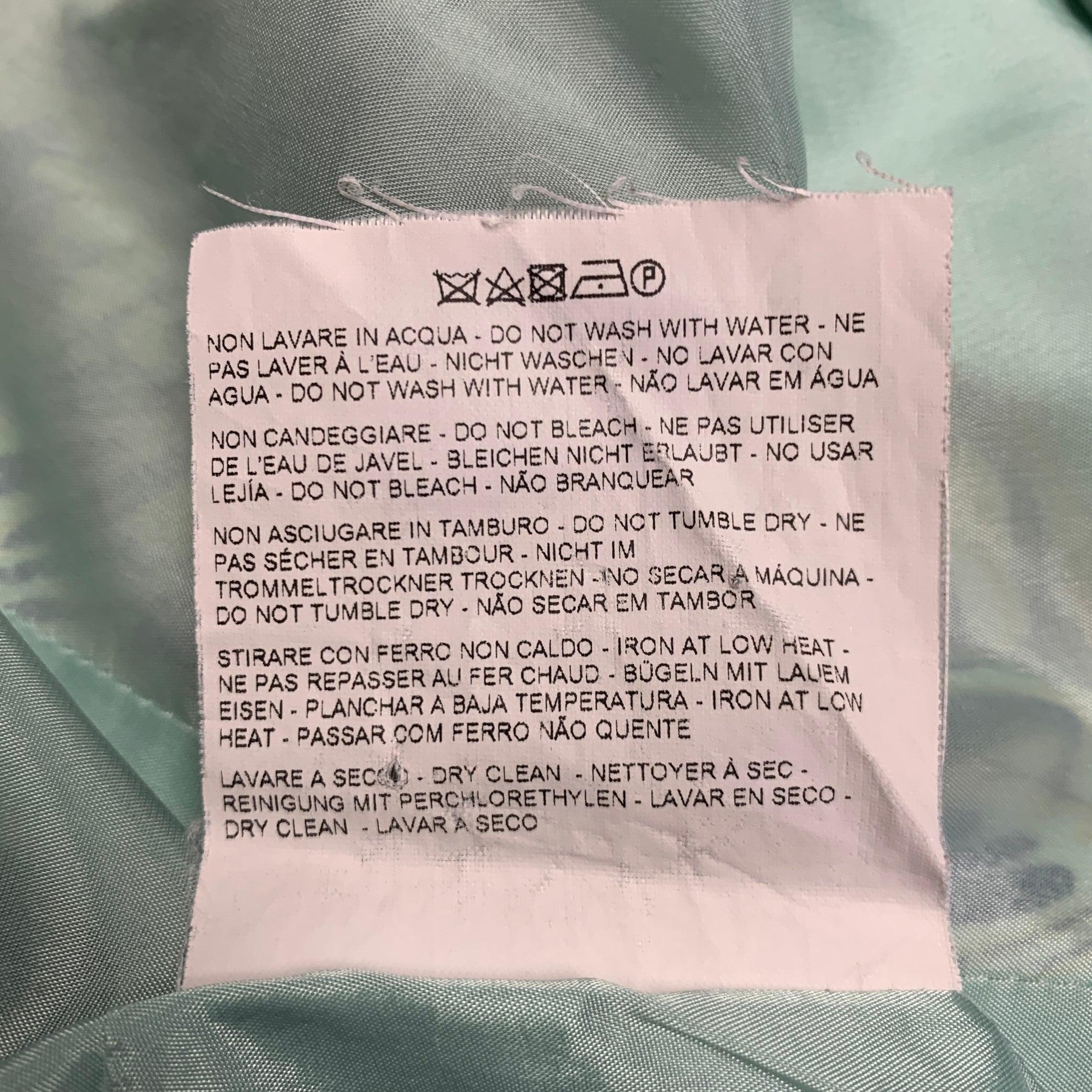 ETRO Größe 6 Mehrfarbige Seidenmischung mit gemischten Mustern Kleid mit Kappenärmeln im Angebot 2
