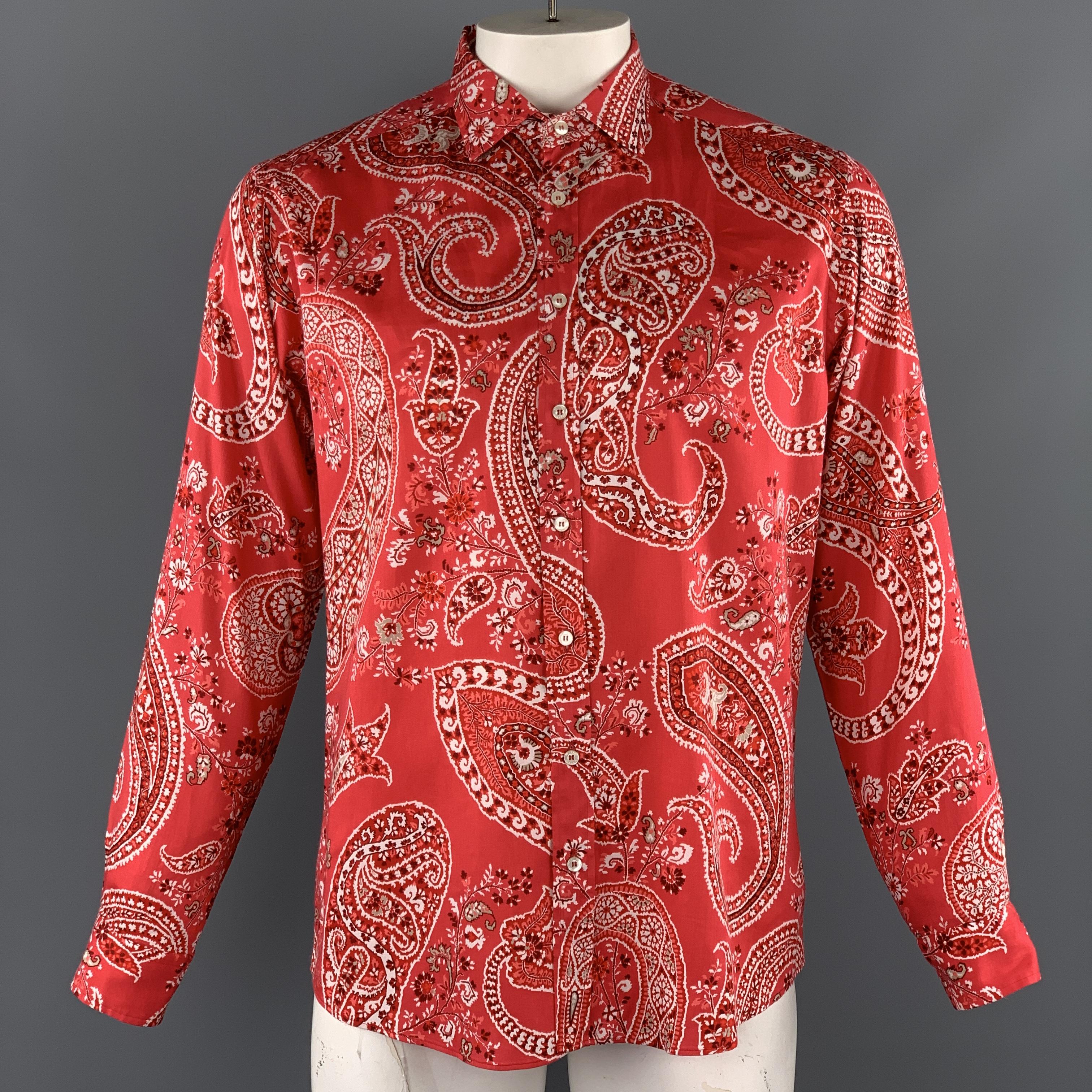 red paisley top