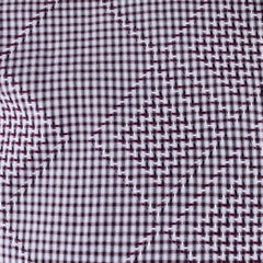 ETRO Size M Purple Checkered Cotton Button Up Long Sleeve Shirt