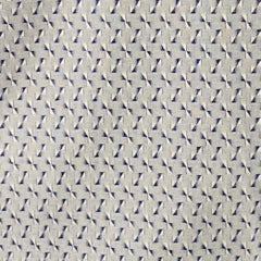 ETRO Size XL Blue Jacquard Cotton Curved Cutaway Long Sleeve Shirt