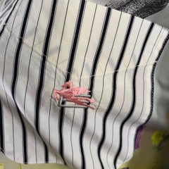 ETRO Size XS White Multi Color Cotton Silk Print Button Down Collar Shirt