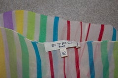 Etro Stripe Silk Top
