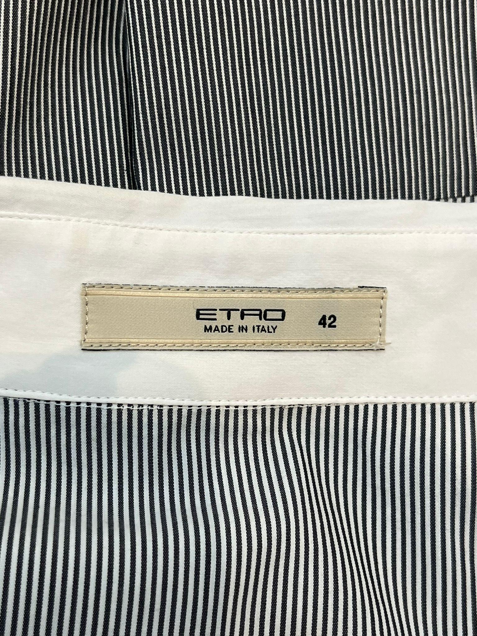 Etro Striped Cotton Shirt For Sale 1