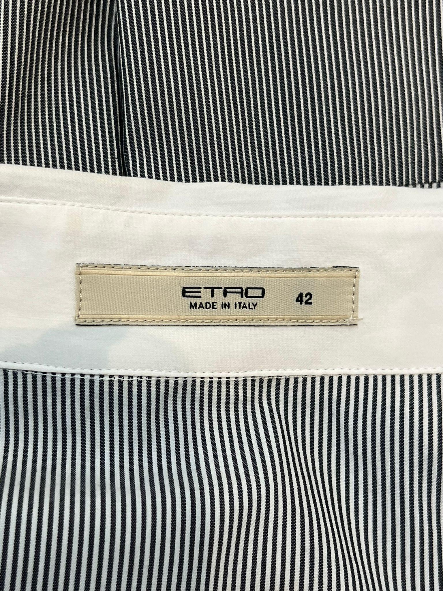 Camicia in cotone a righe di Etro in vendita 1