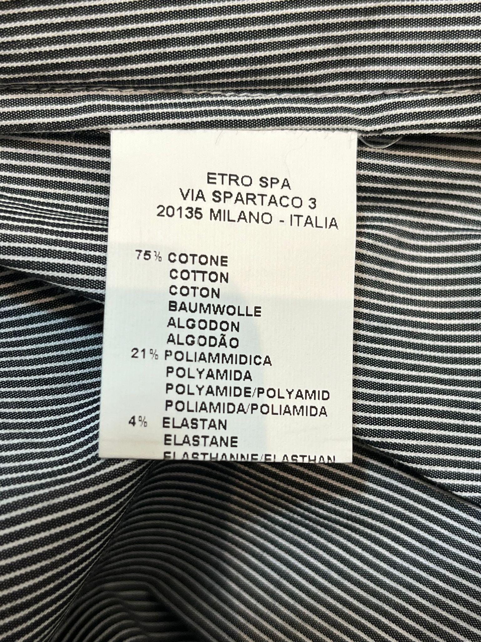 Chemise Etro rayée en coton en vente 3