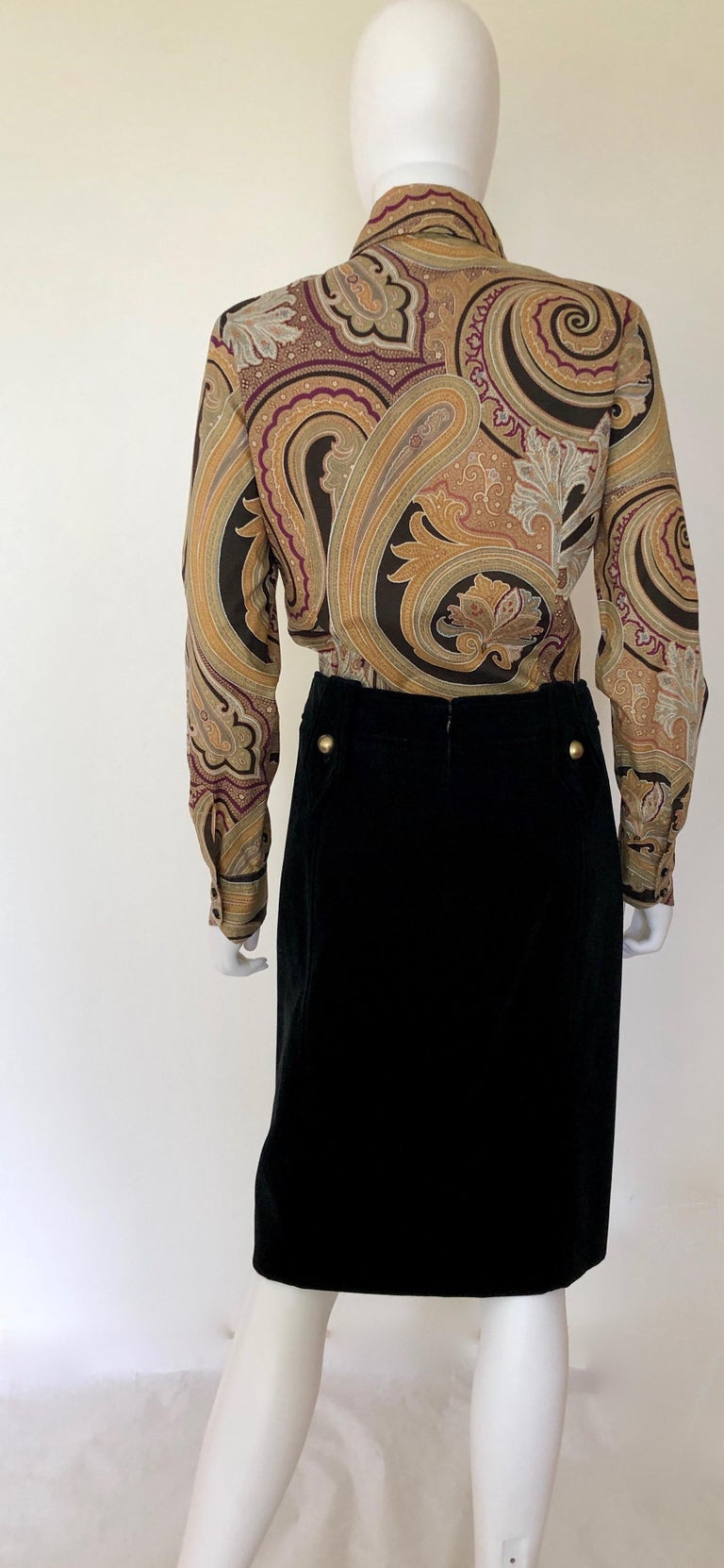 tuxedo blouse
