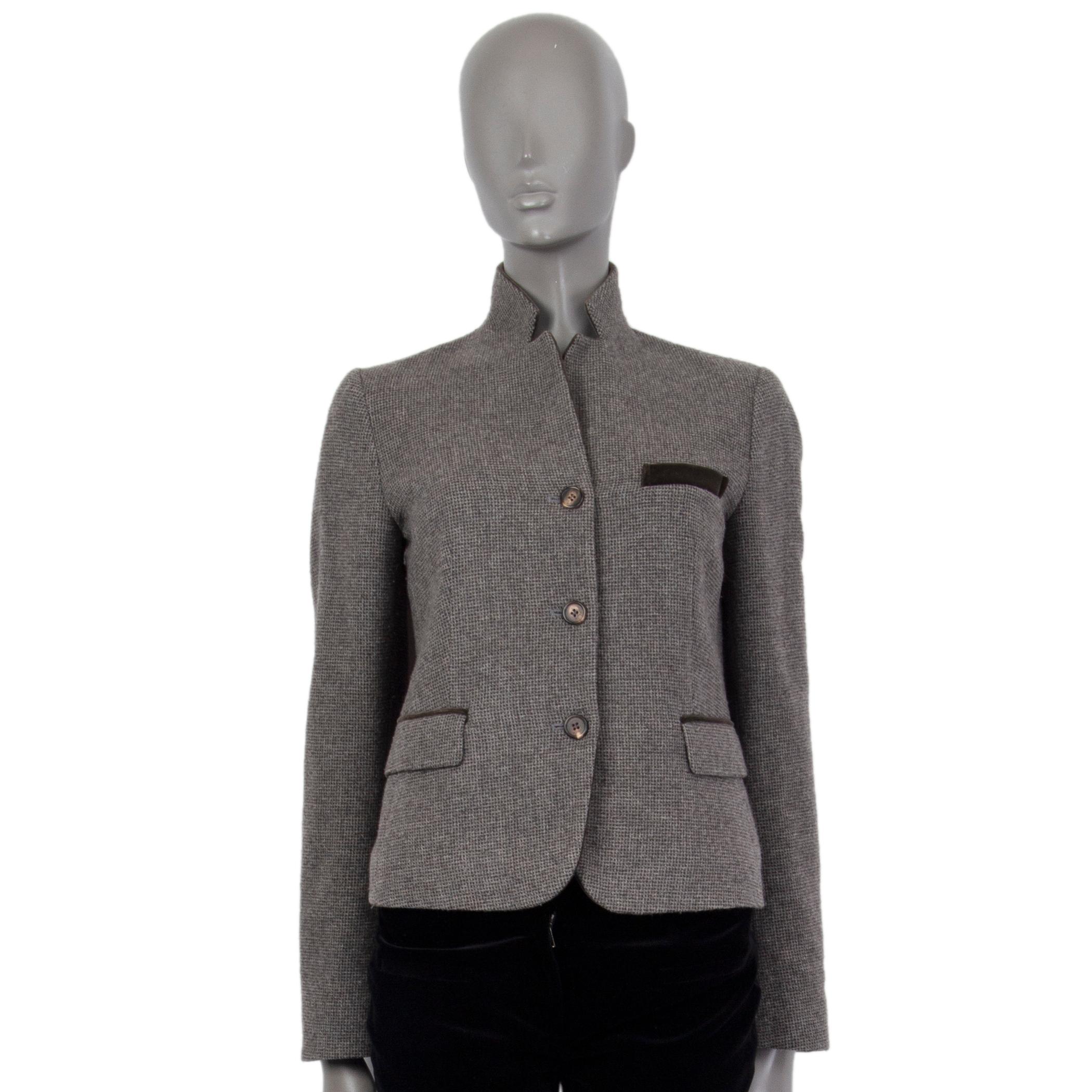 tweed jacket velvet collar
