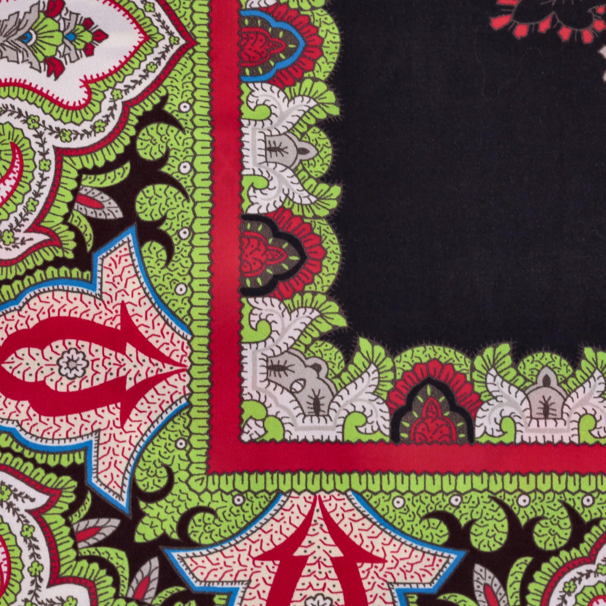 Etro Topical Floral Print Cotton Skirt For Sale 2