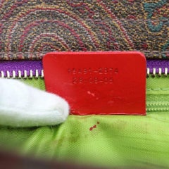 Etro Ultra Rare Limited 2way 870127 Multi Color Canvas Shoulder Bag