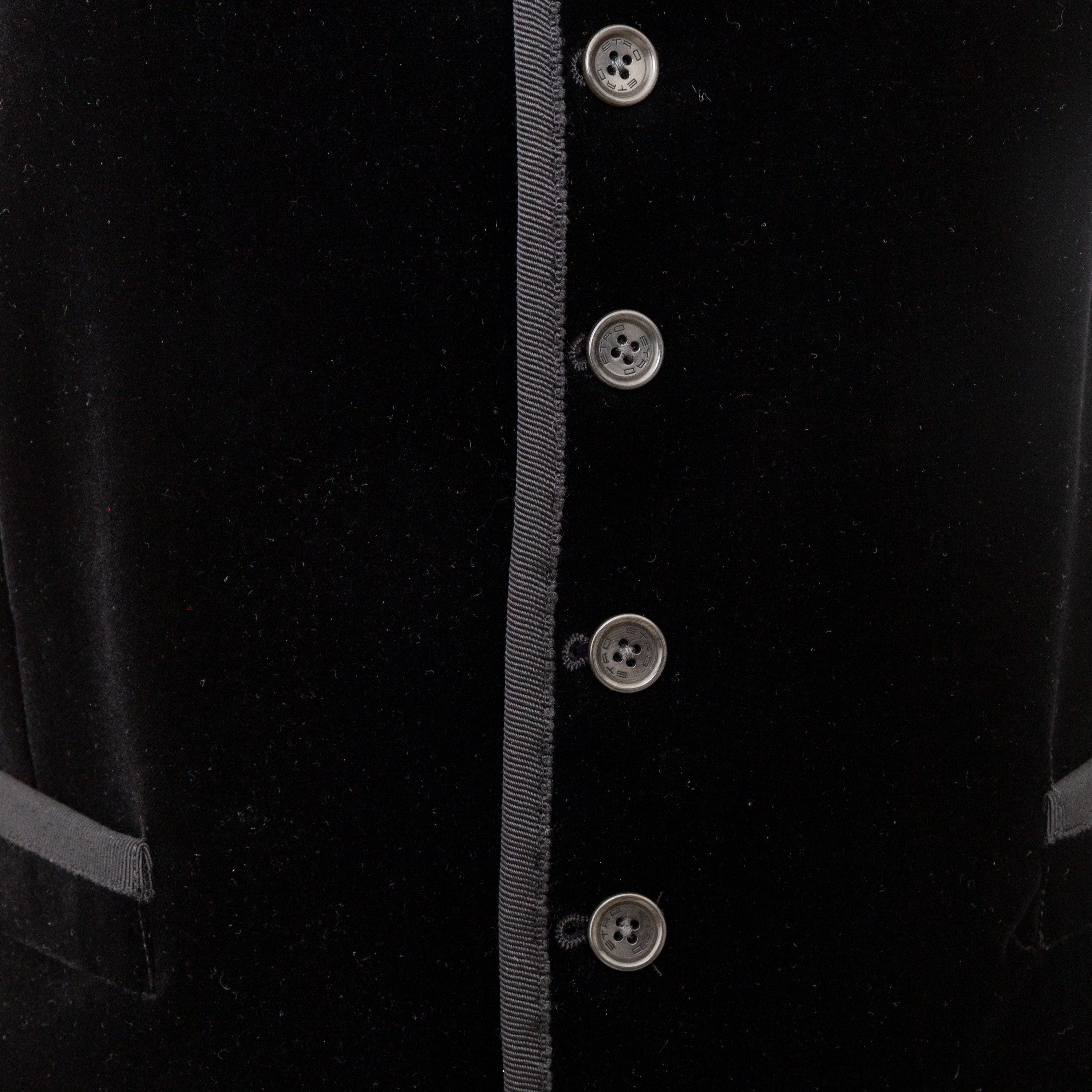 Men's Etro Velvet Vest - '10s