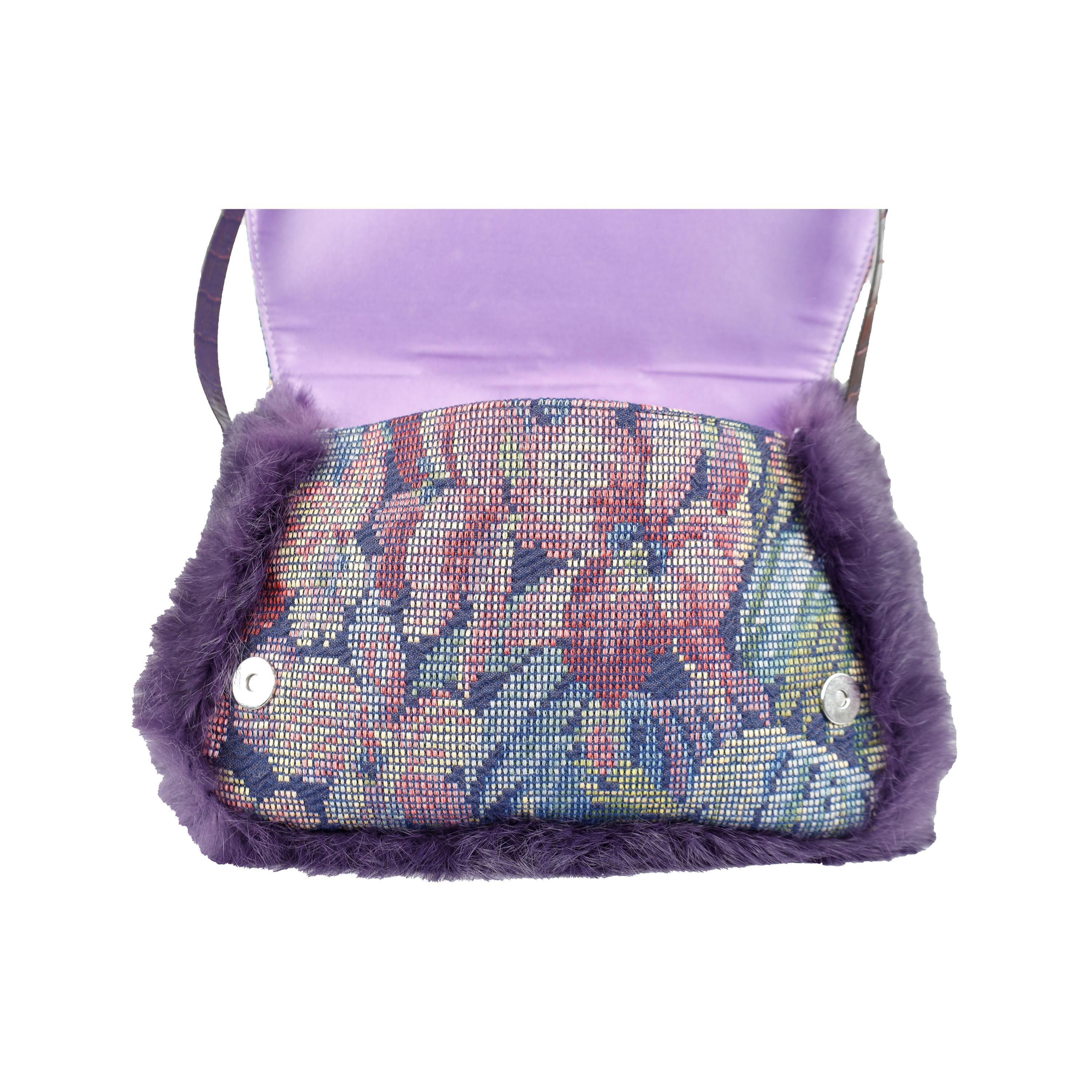 Sac à main brodé vintage Etro - années 00 en vente 2