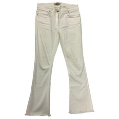 Etro White Denim Jeans, Size 29