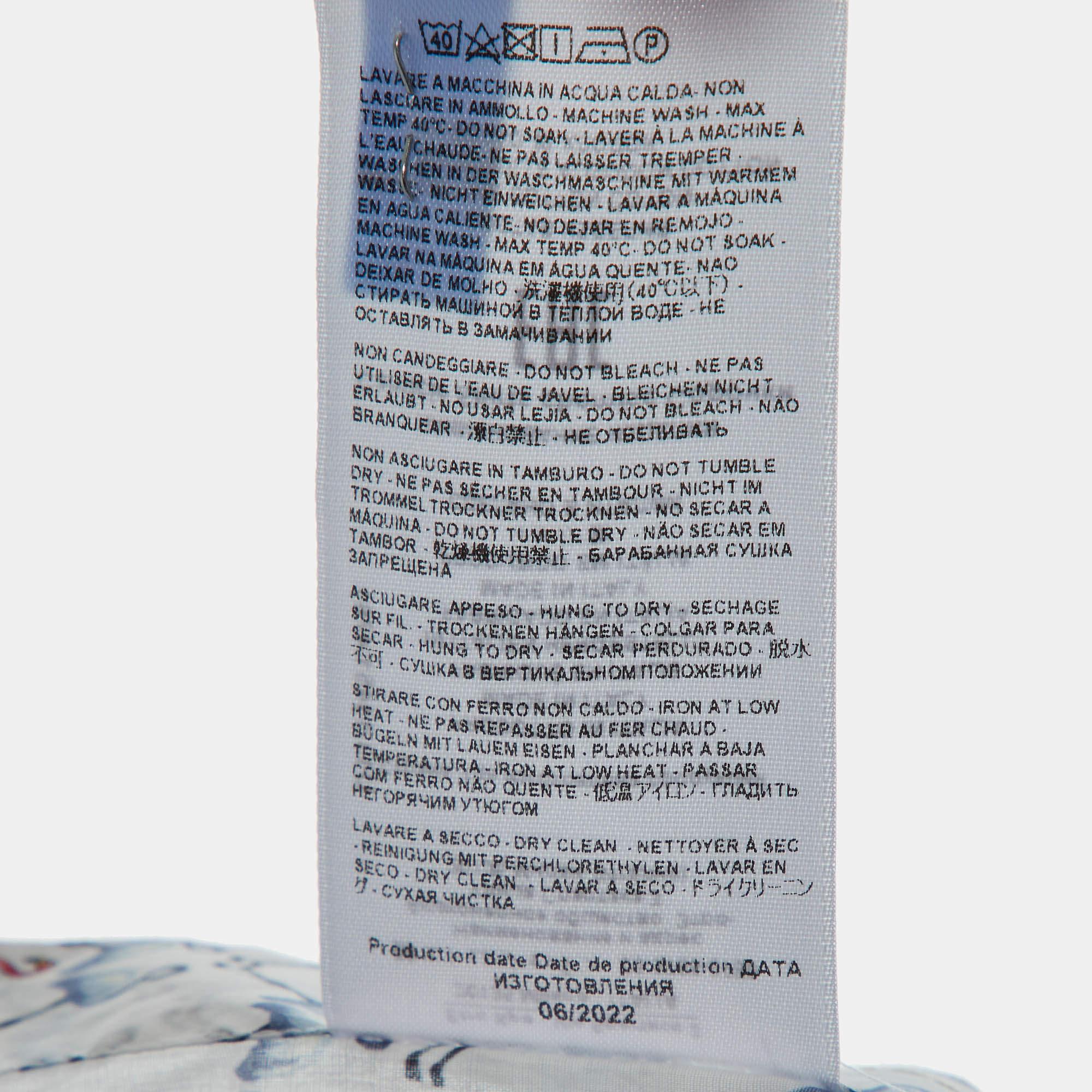 Etro White Camicia a maniche lunghe in cotone con stampa di fenicotteri S. in vendita 1