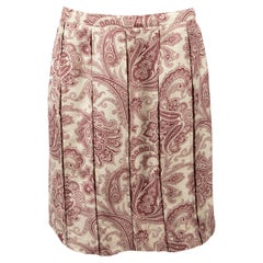 Used Etro Women's Paisley Print Mini Skirt