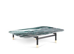 21st Century Woodstock Central Table in Wood and Marble by Etro Home Interiors