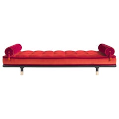 21st Century Woodstock Daybed in Velvet by Etro Home Interiors