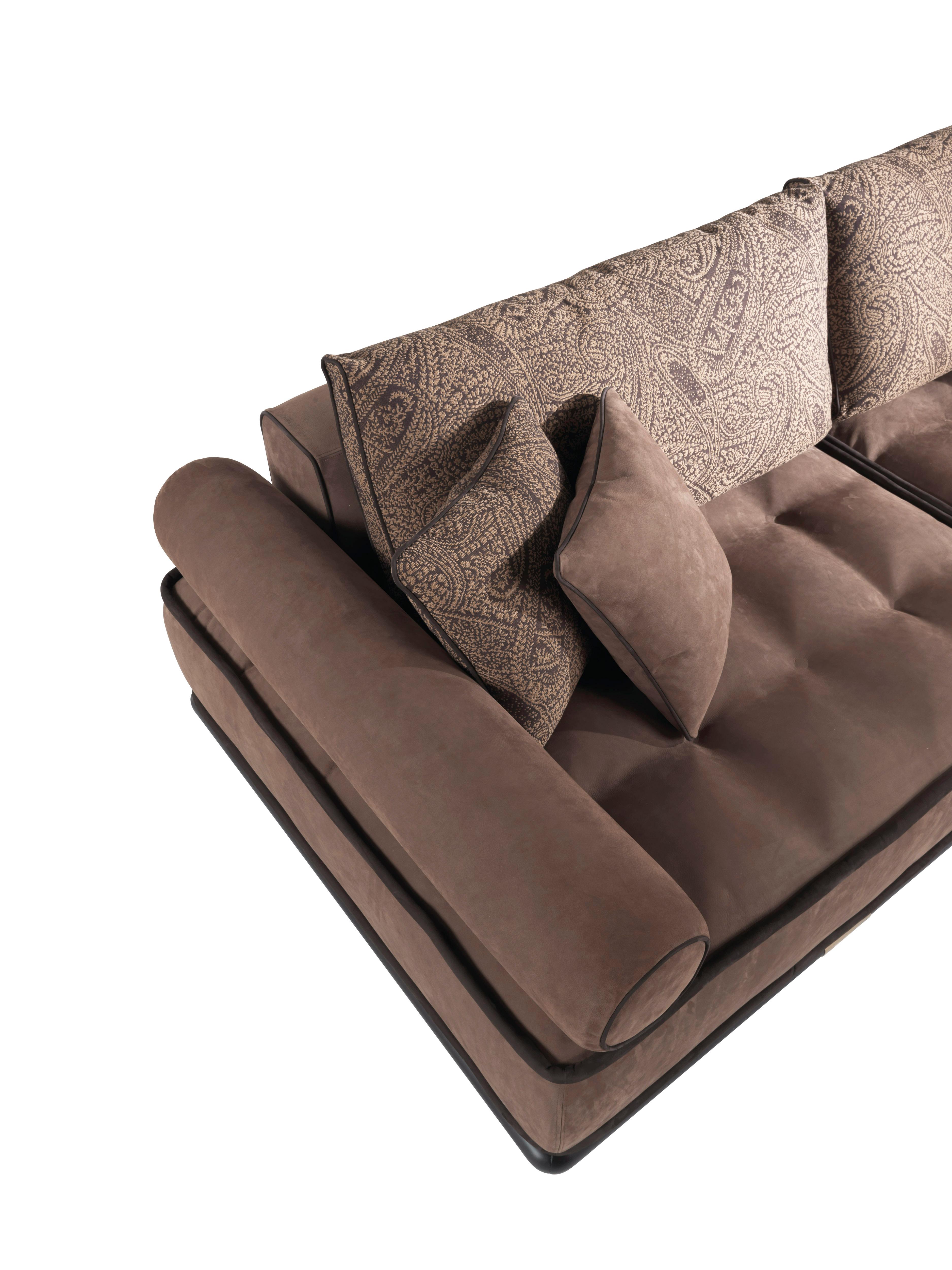 Sofá modular Century Woodstock.2 en piel by Etro Home Interiors Moderno en venta