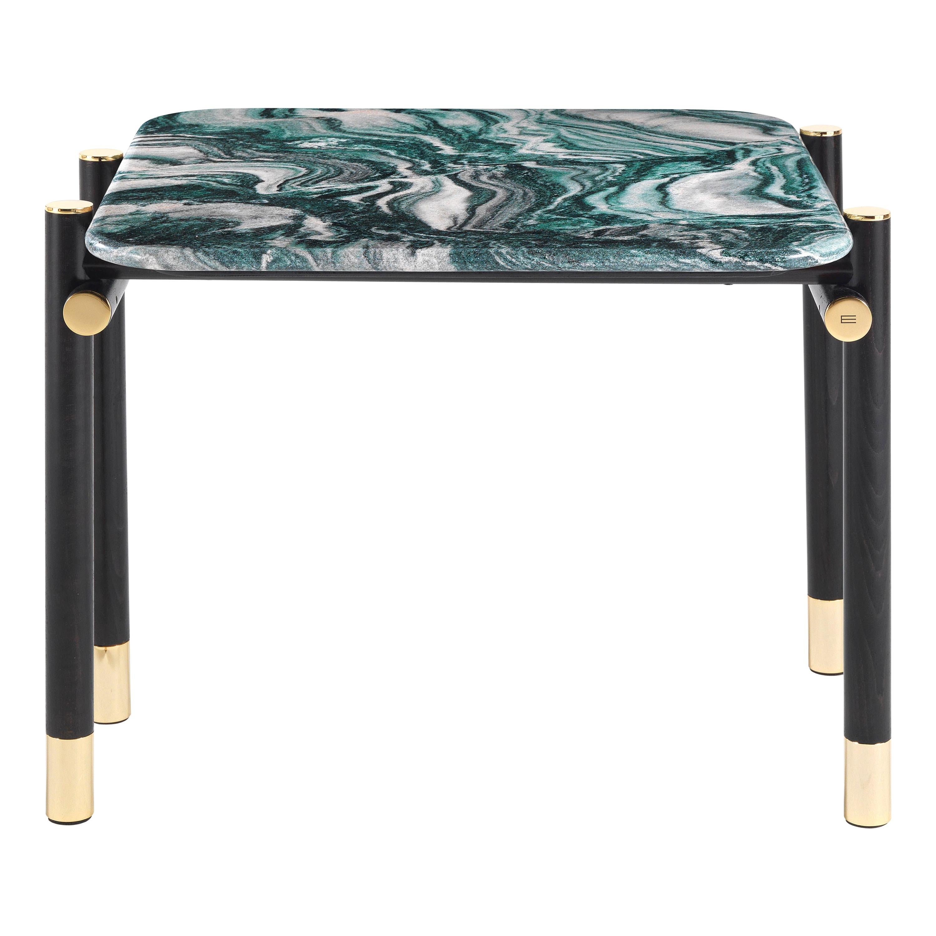 Kleiner Tisch aus Marmor und Holz von Etro Home Interiors, Woodstock, 21. Jahrhundert