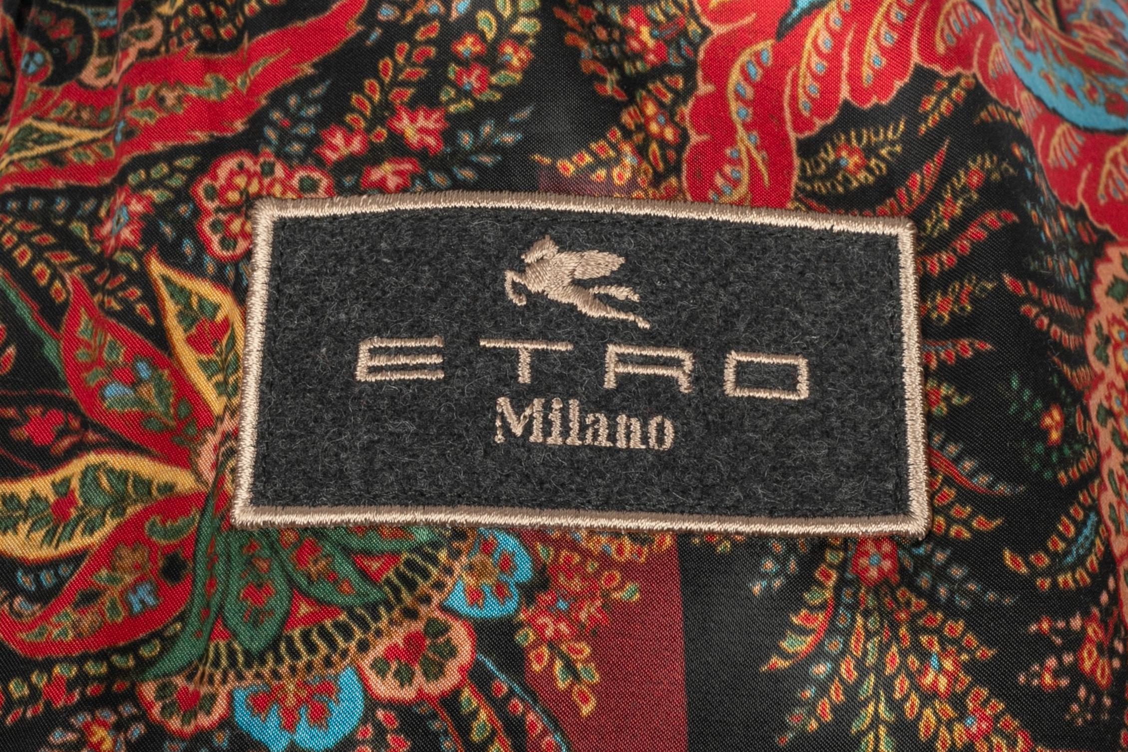 Abrigo de lana Etro en venta 6