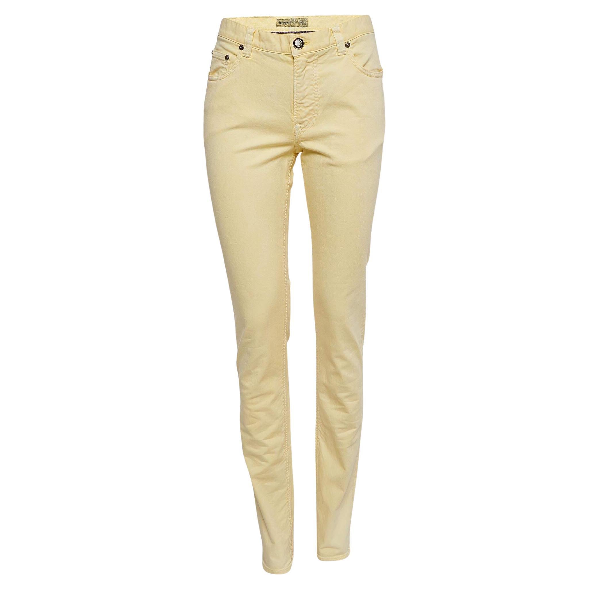 Etro Yellow Denim Slim Fit Jeans M Waist 29" (Taille 29)
