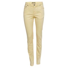 Etro Jeans Slim Fit in denim giallo M Vita 29"