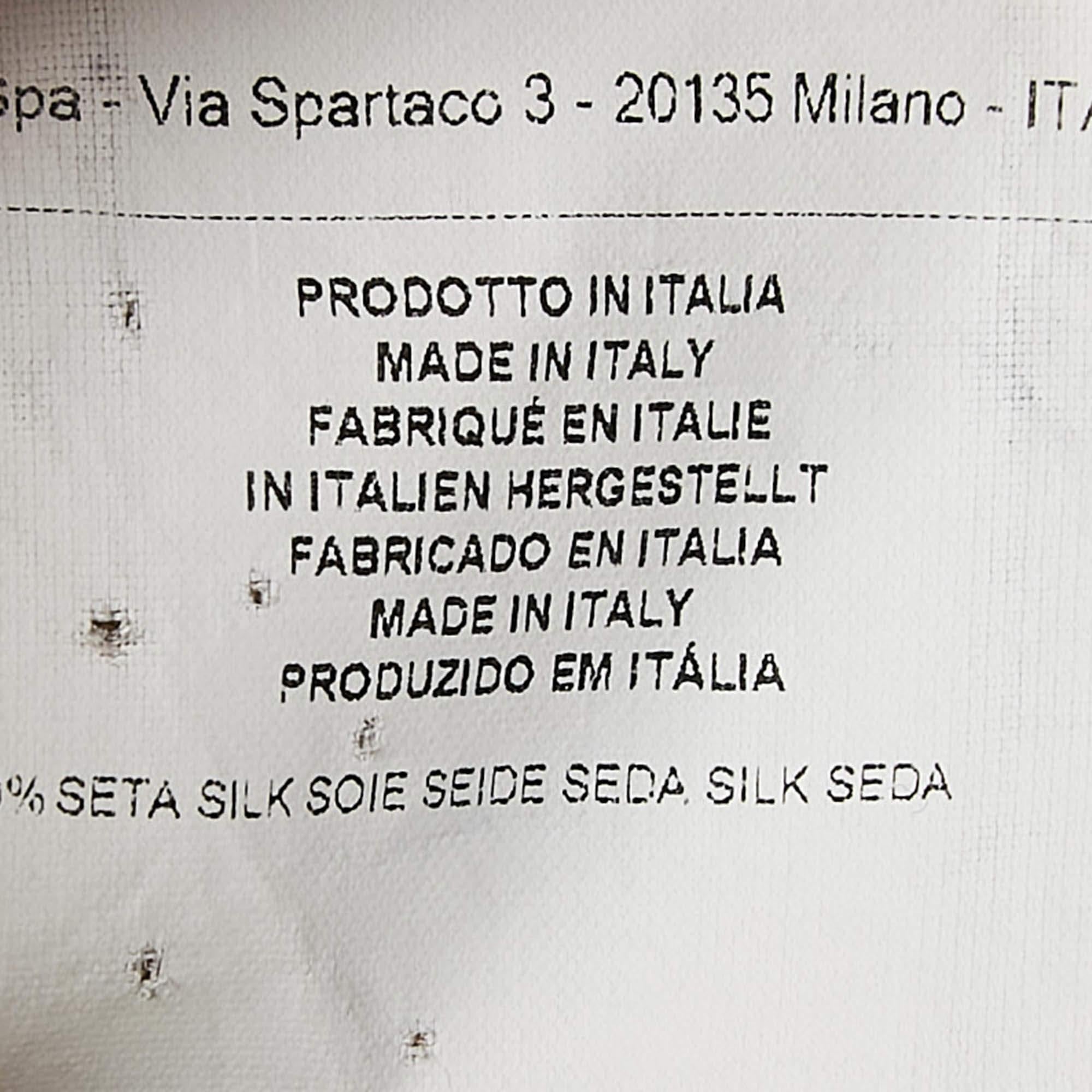 Donna Etro Camicia a maniche intere in seta floreale gialla M. I. in vendita