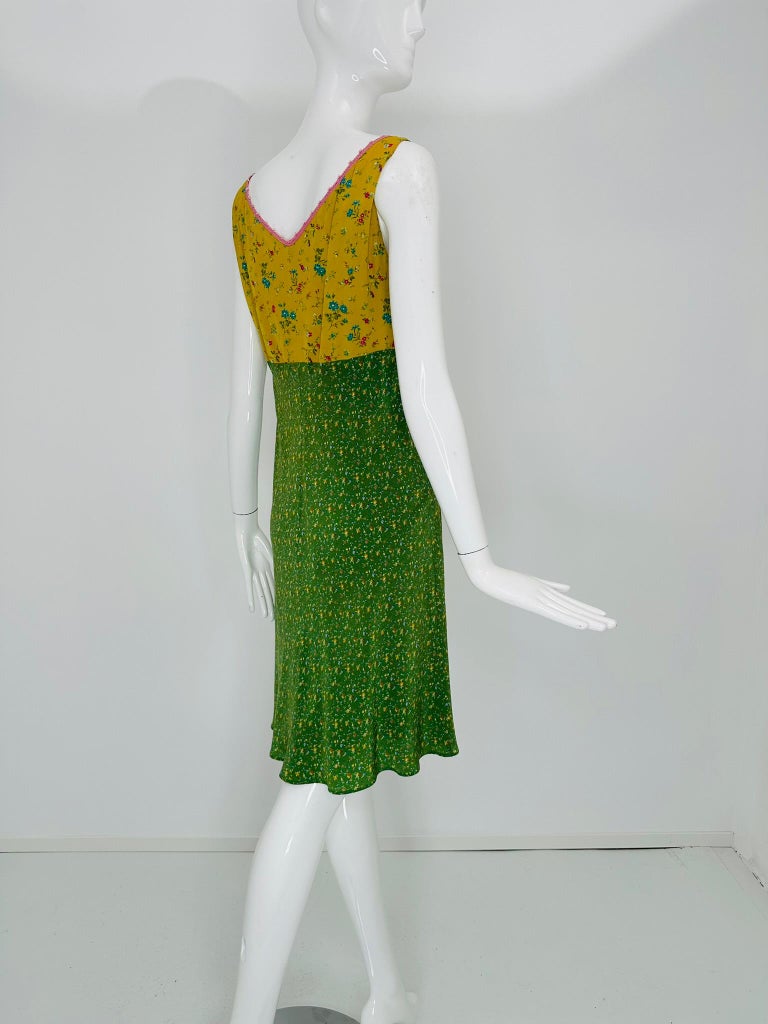 green emerald velvet dress Green and Yellow Dress – DESIGNS BY NITA DHULIA main image 1