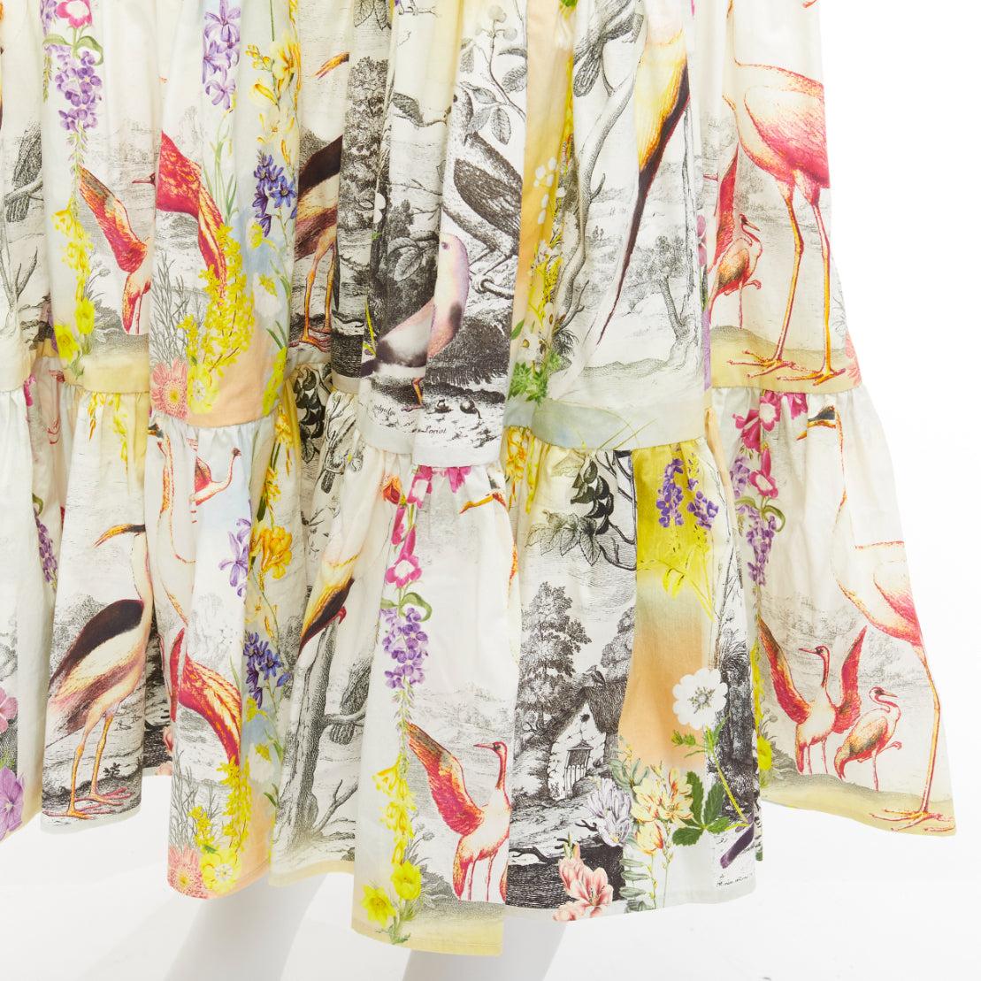 ETRO yellow multicolor flamingo garden print cotton midi skirt IT38 XS
Reference: AAWC/A00838
Brand: Etro
Material: Cotton
Color: Multicolour
Pattern: Photographic Print
Closure: Elasticated
Extra Details: You'll breeze through this summer, thinking