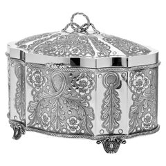 Scatola Etrog "Poppy" - 925 Sterling Silber, handgefertigt in Italien