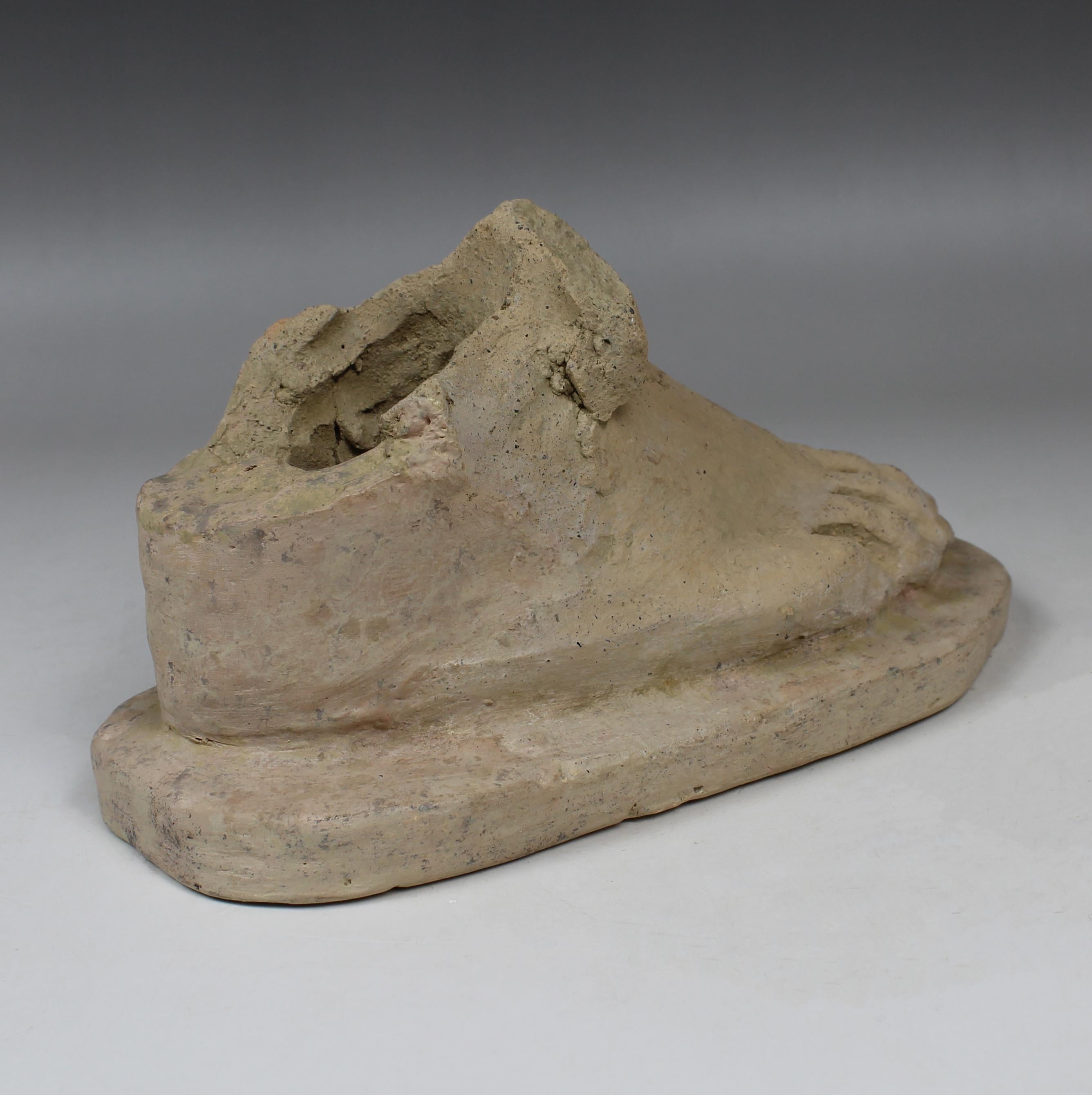 Prehistoric Etruscan anatomical votive model of a foot