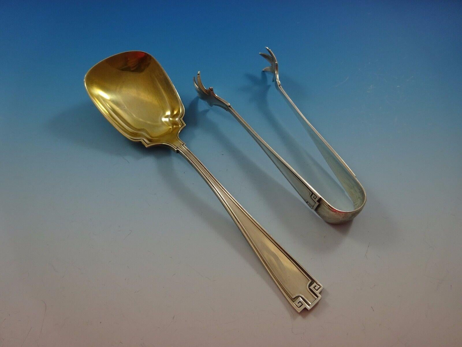 Etruscan von Gorham Sterling Silber Besteck Service für 12 Set 130 Pieces Abendessen im Angebot 3