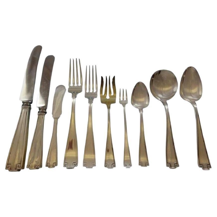 Etruscan by Gorham Cubiertos De Plata De Ley Servicio Para 12 Set Cena 130 Piezas