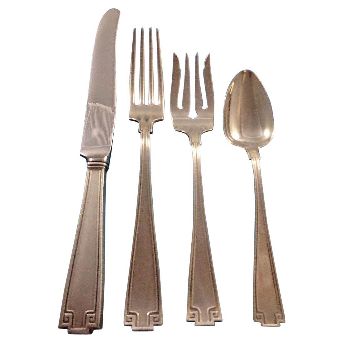 Etruscan by Gorham Sterling Silber Besteck Set für 12 Service 48 Pieces