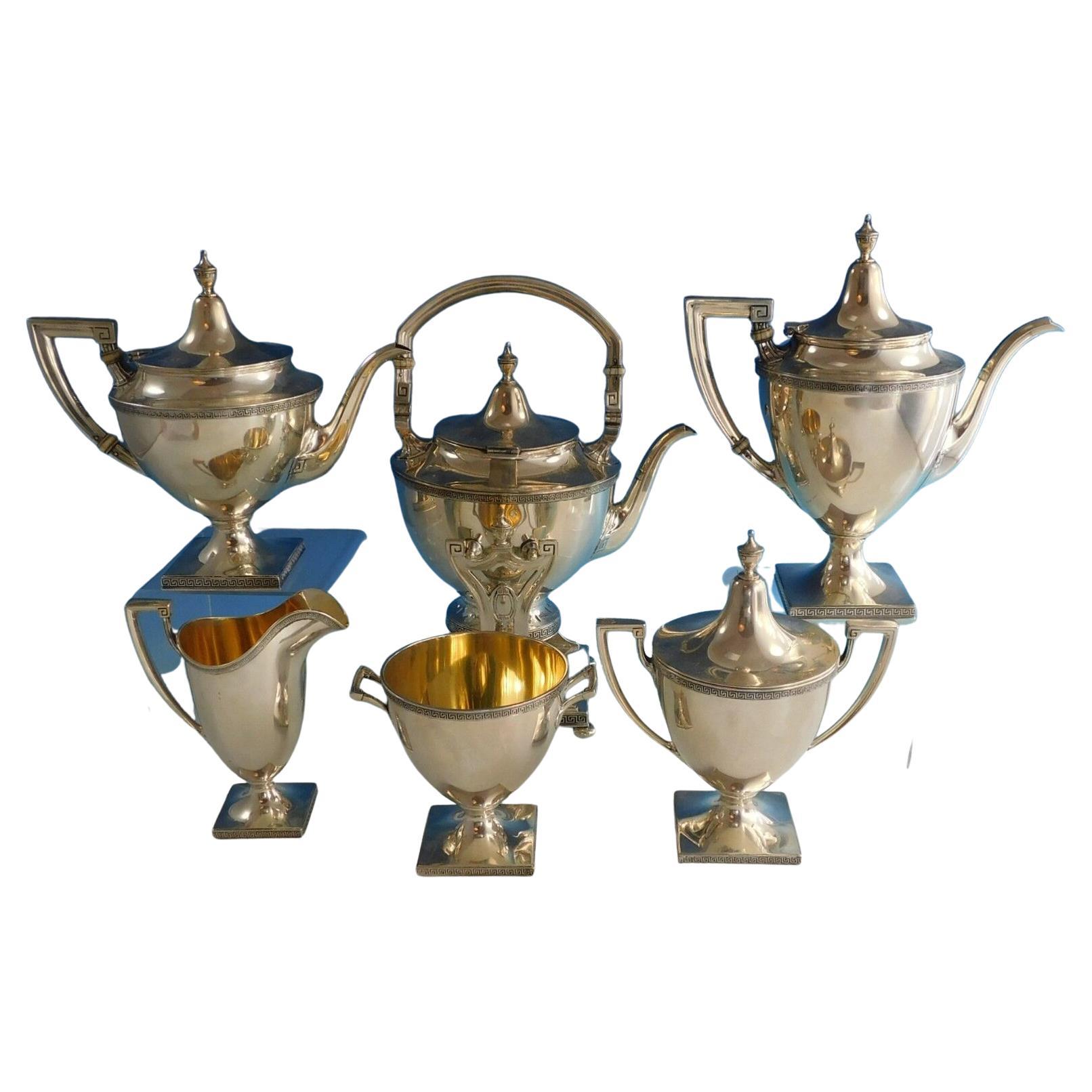 Etruscan by Gorham Sterling Silver Tea Set 6pc '#2186' For Sale