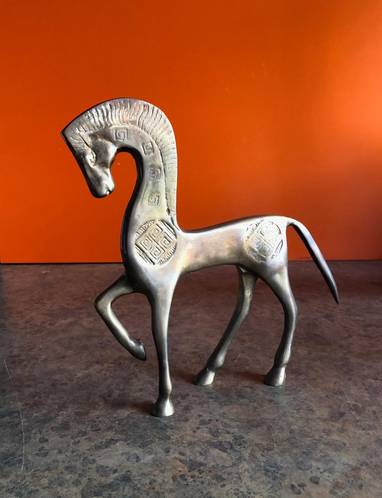 etruscan horse sculpture