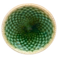 Etruscan Majolica Butter Pat, circa 1890