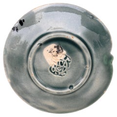 Burriera etrusca a foglie di maiolica, 1890 circa