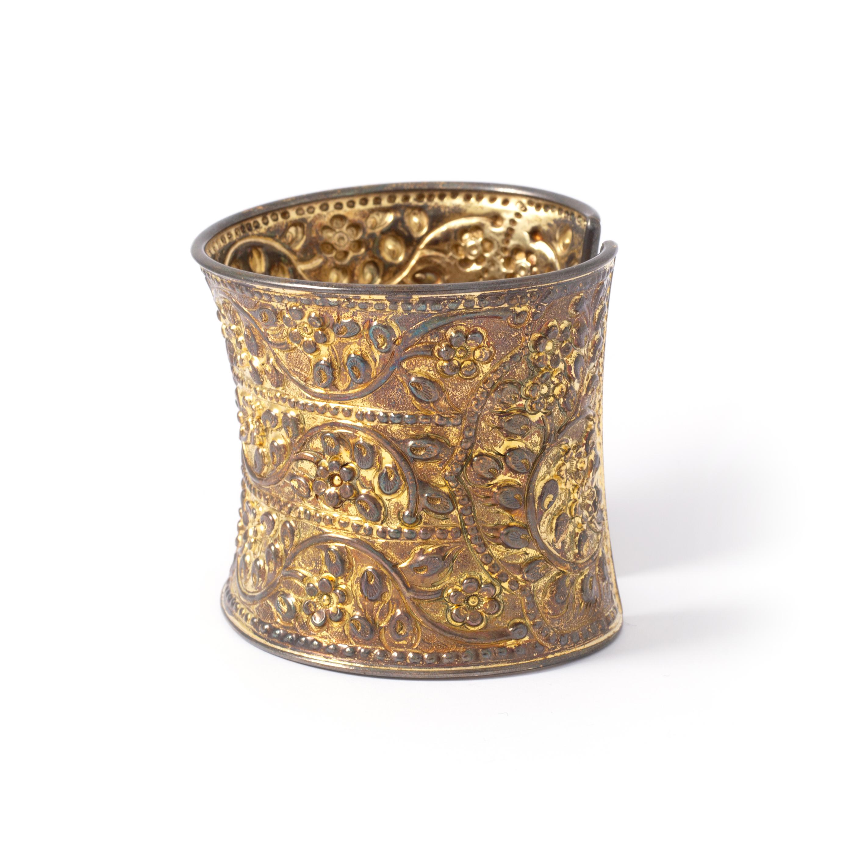 Women's or Men's Etruscan Revival Cuff For Sale