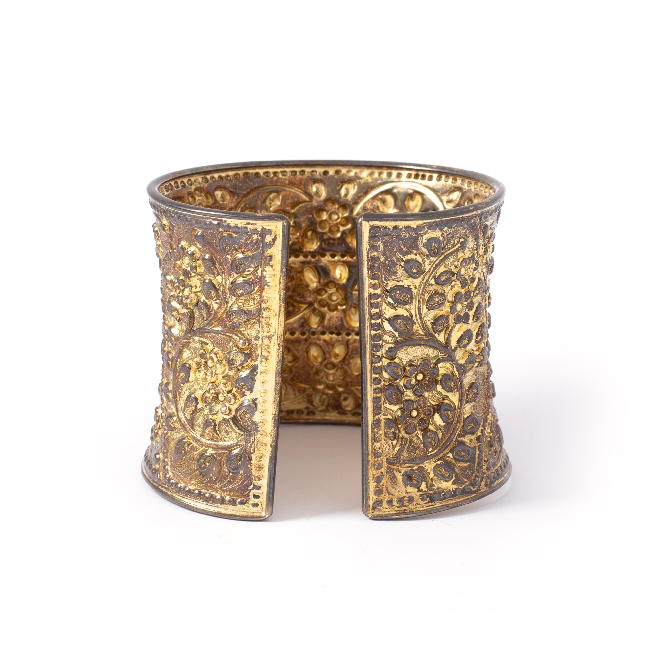 Etruscan Revival Cuff For Sale 1