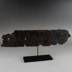 Feuille étrusque décorée