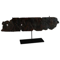 Feuille étrusque décorée