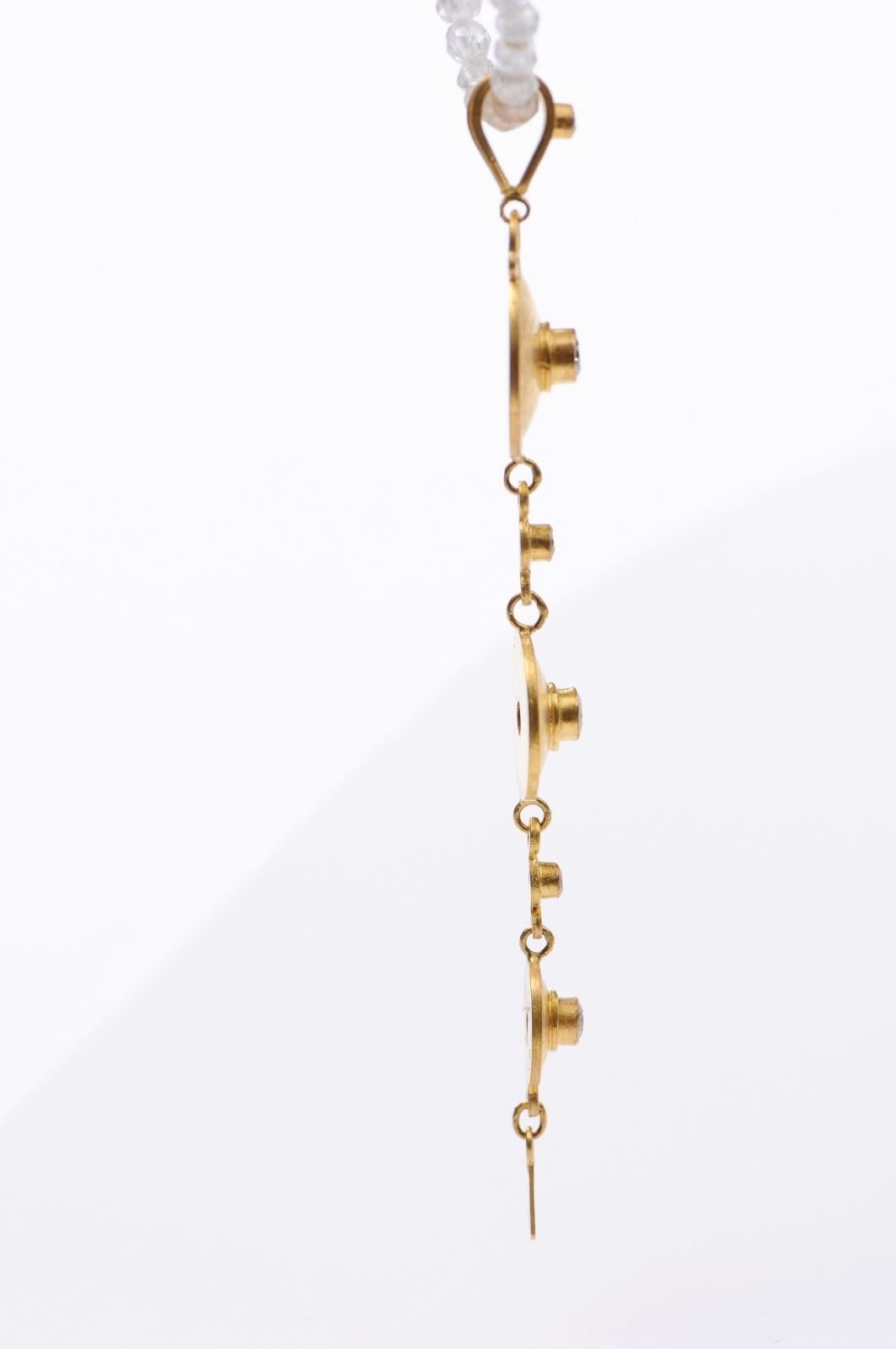 Pendentif de style étrusque en or et diamants (pendentif uniquement) en vente 2