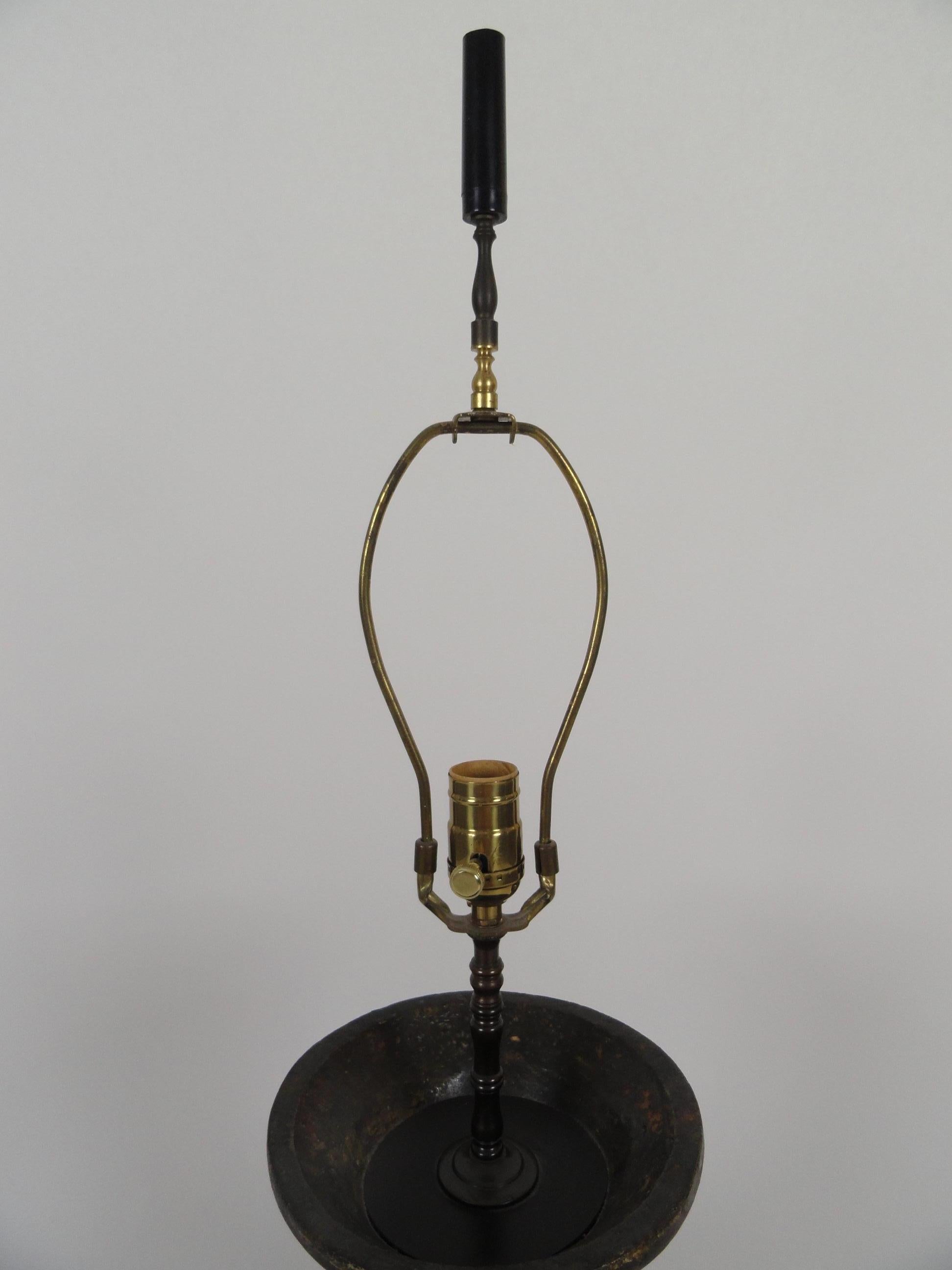 Pottery Etruscan Style Lamp For Sale
