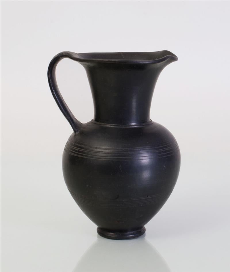 Italian Etruscan Style Pottery Pitcher For Sale