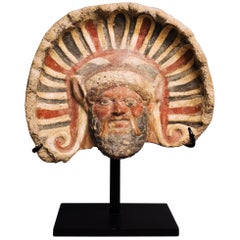 Etruscan Terracotta Antefix, 6th-5th Century BC