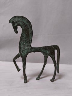 Cavallo etrusco in bronzo attribuito a Frederick Weinberg