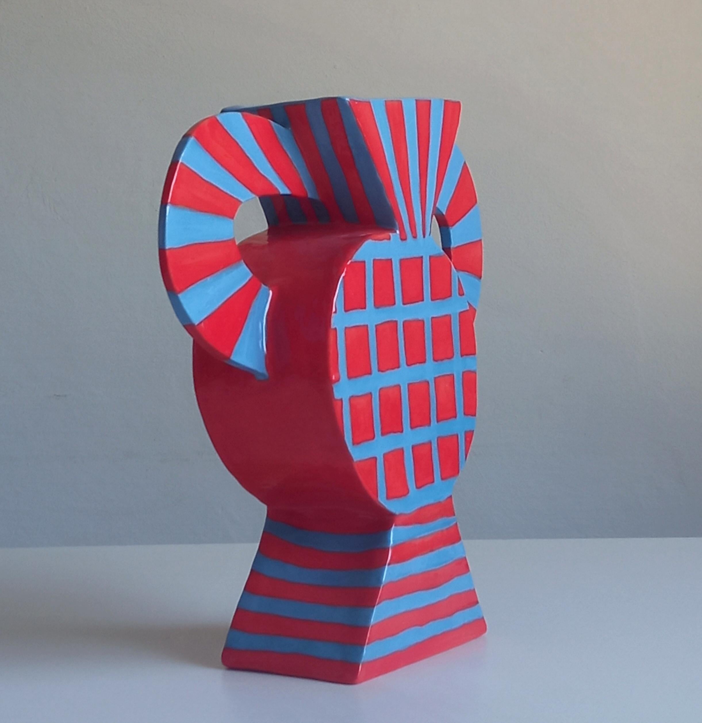 ETRUSCO 1 - Jarrón de terracota - Siglo XXI - por Chiara Berta Artista Moderno en venta