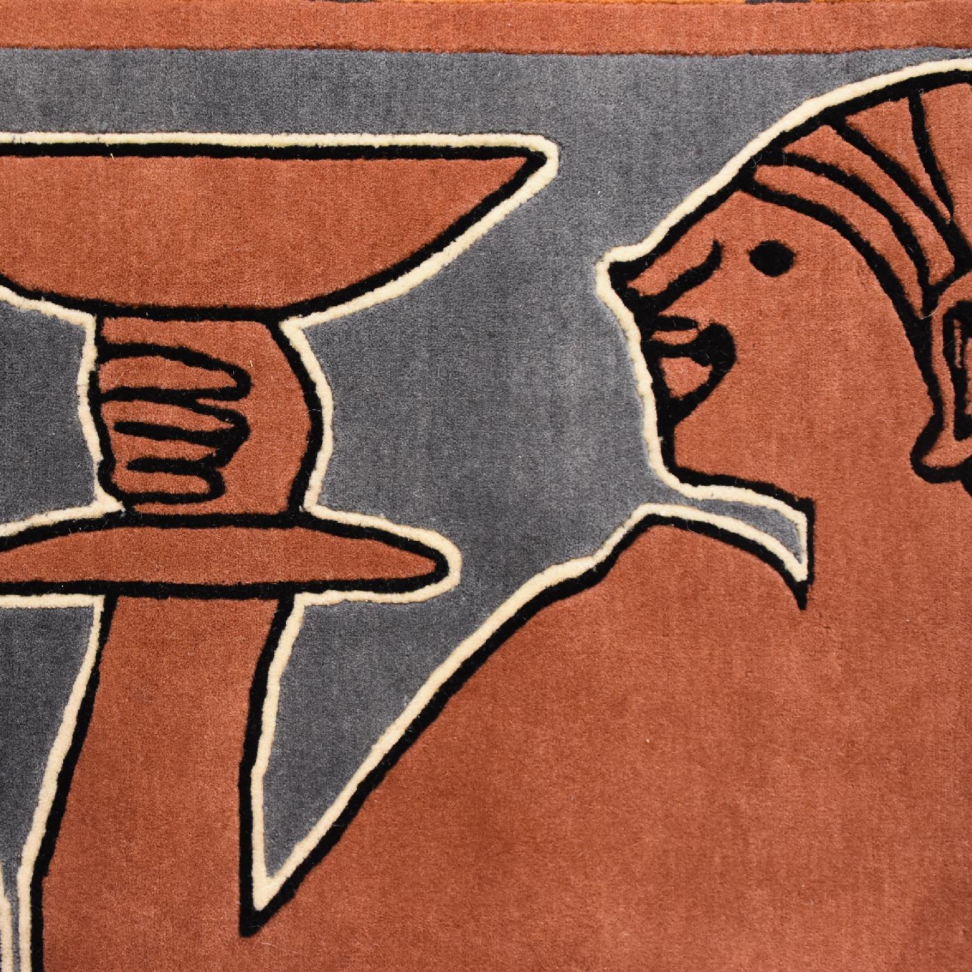 Etrusco-Konvivium-Teppich von Linde Burkhardt im Zustand „Neu“ im Angebot in Milan, IT