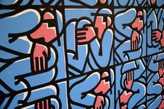 Acrylic Painting on Canvas "Frame - 43", Contemporary, Unframed