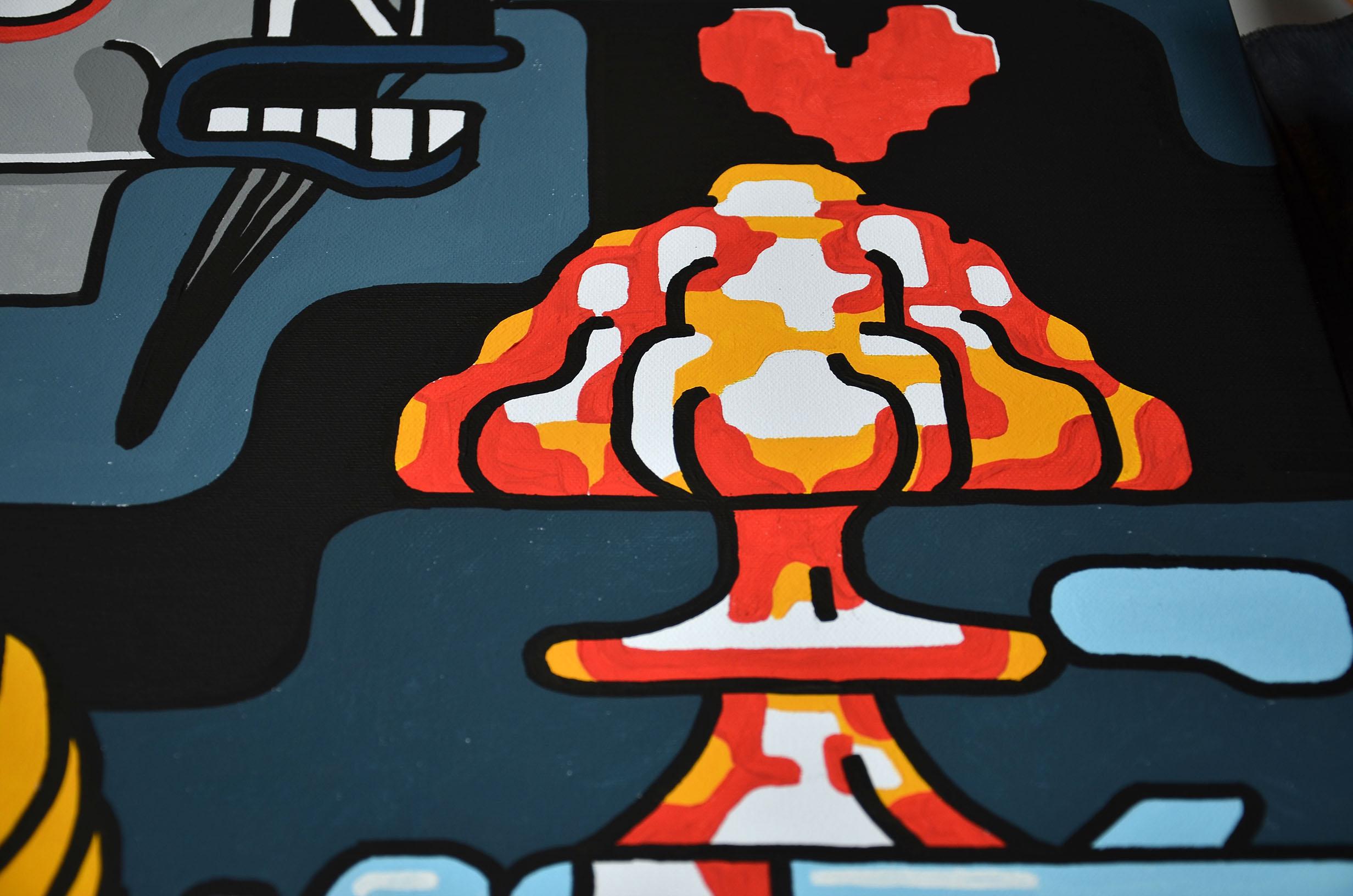 Ettoja is one of the most prominent illustrators and street art creators in Lithuania. His work explores themes such as social issues, ecology, environmental protection, and the relationship between urban and natural worlds. Often employing the